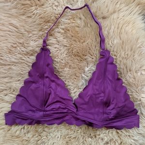 Aero, Scalloped Purple Bralette